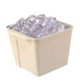 Hapco-Elmar R2100SAND-Essential 3 Qt. Square Ice Bucket With Handles, Sand, PK 36 R2100SAND